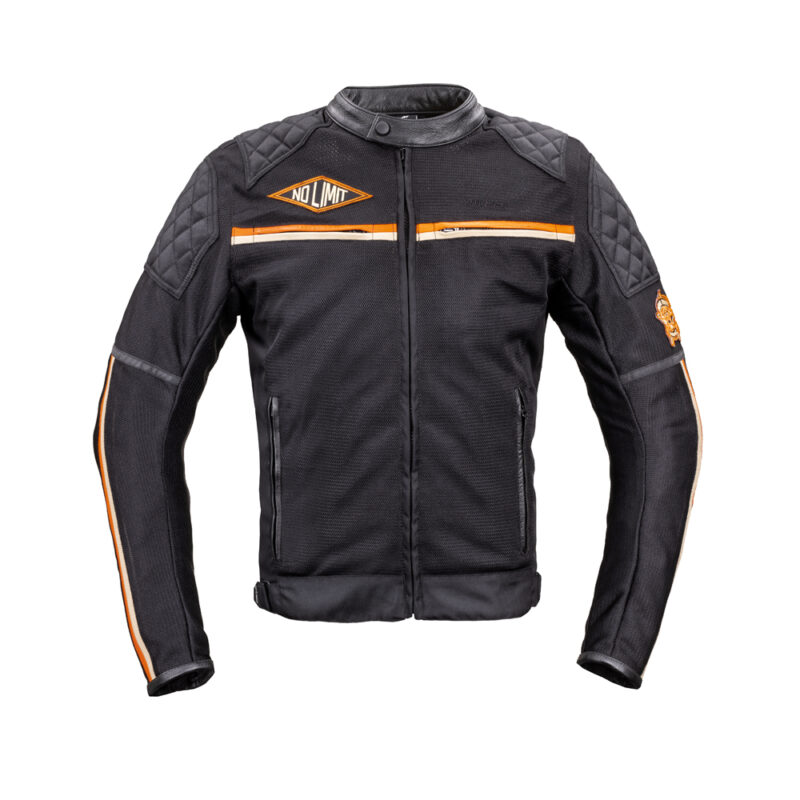 Мъжко мото яке W-TEC 2Stripe Намаления и отстъпки ЧеренПетък 3