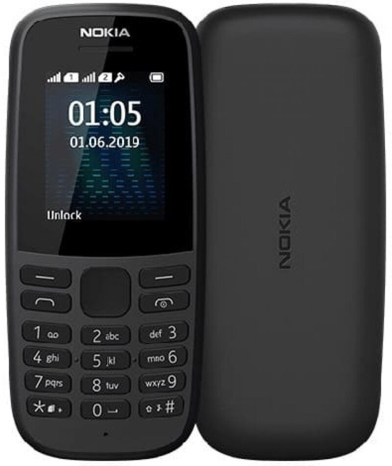 Nokia 105 2019 DS Black Без БГ меню Намаления и отстъпки ЧеренПетък 3