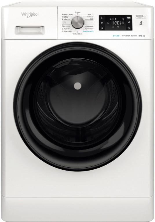 пералня със сушилня Whirlpool FreshCare+ FFWDB864349BVEE