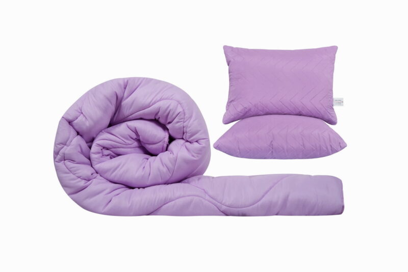 Комплект SomnART Coral гама, завивка 200×220 см и 2 възглавници 50×70 см, Orchid Намаления и отстъпки ЧеренПетък