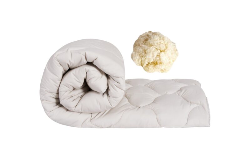 Топло ватирано зимно одеяло Wooltex Benessere Somnart, 200×220 см, пълнеж вълна, 600 гр/м², материя 100% памук Намаления и отстъпки ЧеренПетък