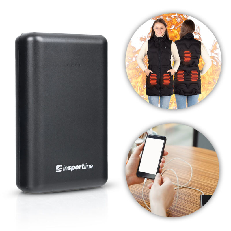 Външна батерия inSPORTline PowerFive 5,000 mAh Намаления и отстъпки ЧеренПетък 2