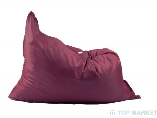 Пуф, 500л. Magic pillow XXL – Panama Bordo, Водоустойчив, Перящ се калъф, Пълнеж с микс от мемори пяна и дунапрен Намаления и отстъпки ЧеренПетък