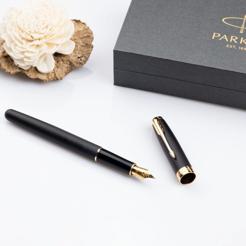 Луксозна писалка Parker Royal Sonnet Matte Black Намаления и отстъпки ЧеренПетък 3