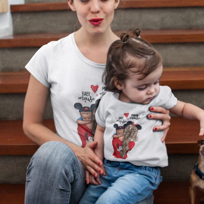 Разпродажба – Комплект тениски – Baby and Mama mouse Намаления и отстъпки ЧеренПетък 3