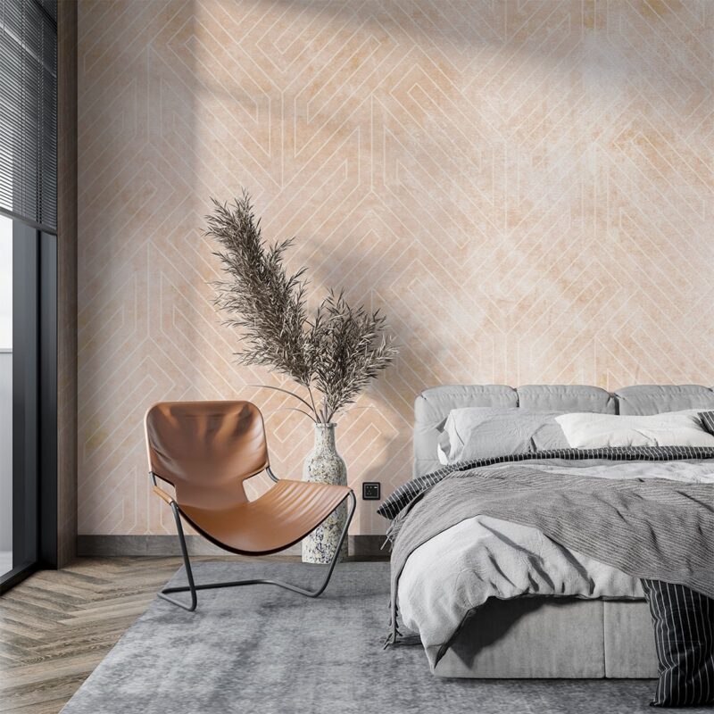 Фототапет  Linear Beige Pattern Намаления и отстъпки ЧеренПетък 3