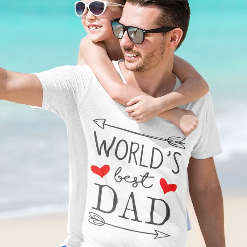 Тениска – World`s best Dad Намаления и отстъпки ЧеренПетък 3