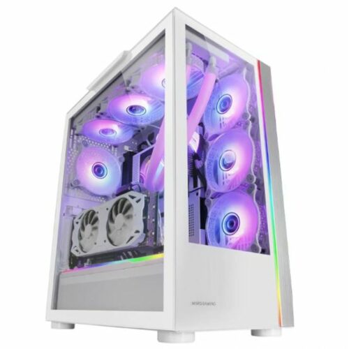 ATX полу-висока кутия Mars Gaming MCULTRA XXL Premium Бял RGB