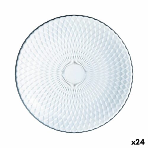 Lame plaat Luminarc Pampille Прозрачен Cтъкло (25 cm) (24 броя)