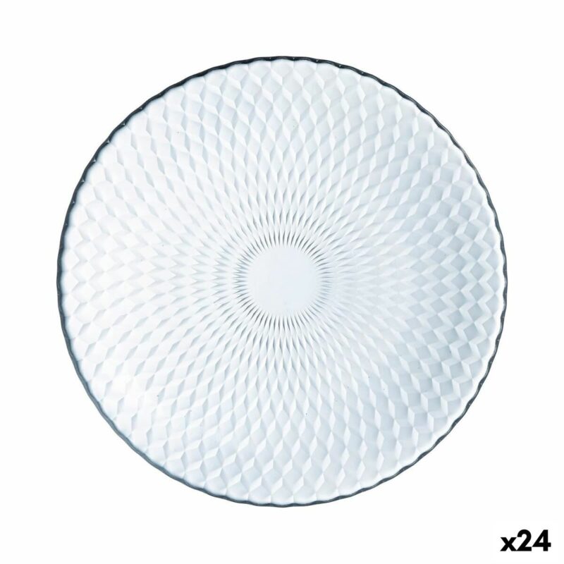 Lame plaat Luminarc Pampille Прозрачен Cтъкло (25 cm) (24 броя) Намаления и отстъпки ЧеренПетък