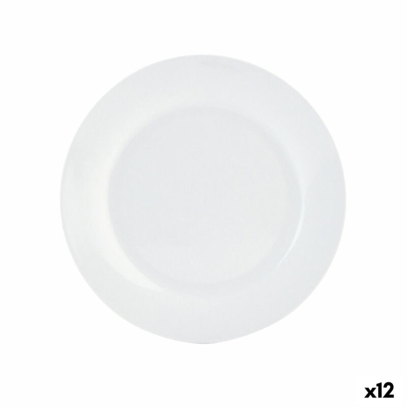 Lame plaat Quid Basic Керамика Бял (Ø 27 cm) (12 броя) Намаления и отстъпки ЧеренПетък