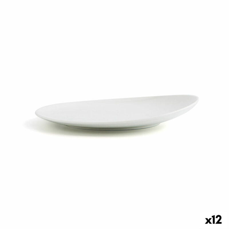 Lame plaat Ariane Vital Coupe Керамика Бял (24 cm) (12 броя) Намаления и отстъпки ЧеренПетък