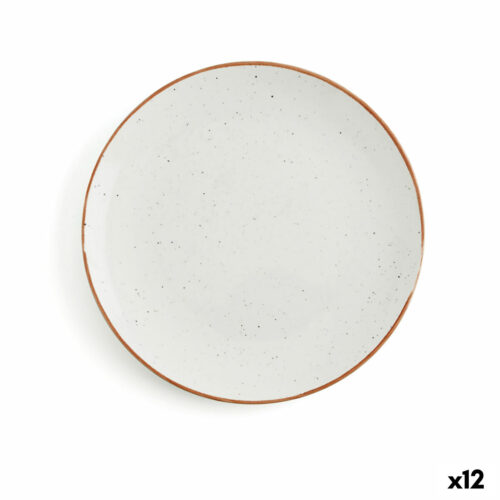 Lame plaat Ariane Terra Керамика Бежов (Ø 21 cm) (12 броя)