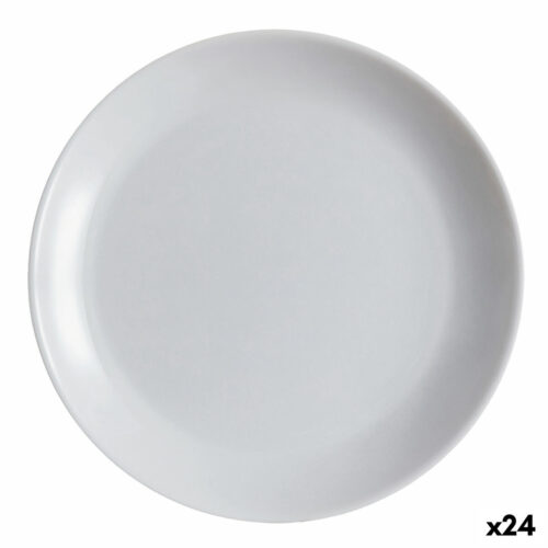 Lame plaat Luminarc Diwali Сив Cтъкло (25 cm) (24 броя)