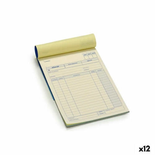 Delivery note book 50 Листи (14 x 0,5 x 21 cm) (12 броя)