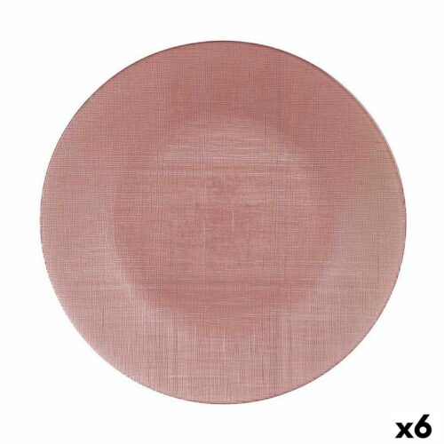 Lame plaat Розов Cтъкло (32,5 x 2 x 32,5 cm) (6 броя)