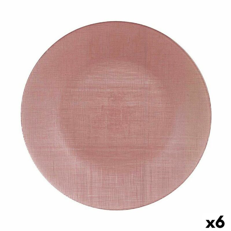 Lame plaat Розов Cтъкло (32,5 x 2 x 32,5 cm) (6 броя) Намаления и отстъпки ЧеренПетък