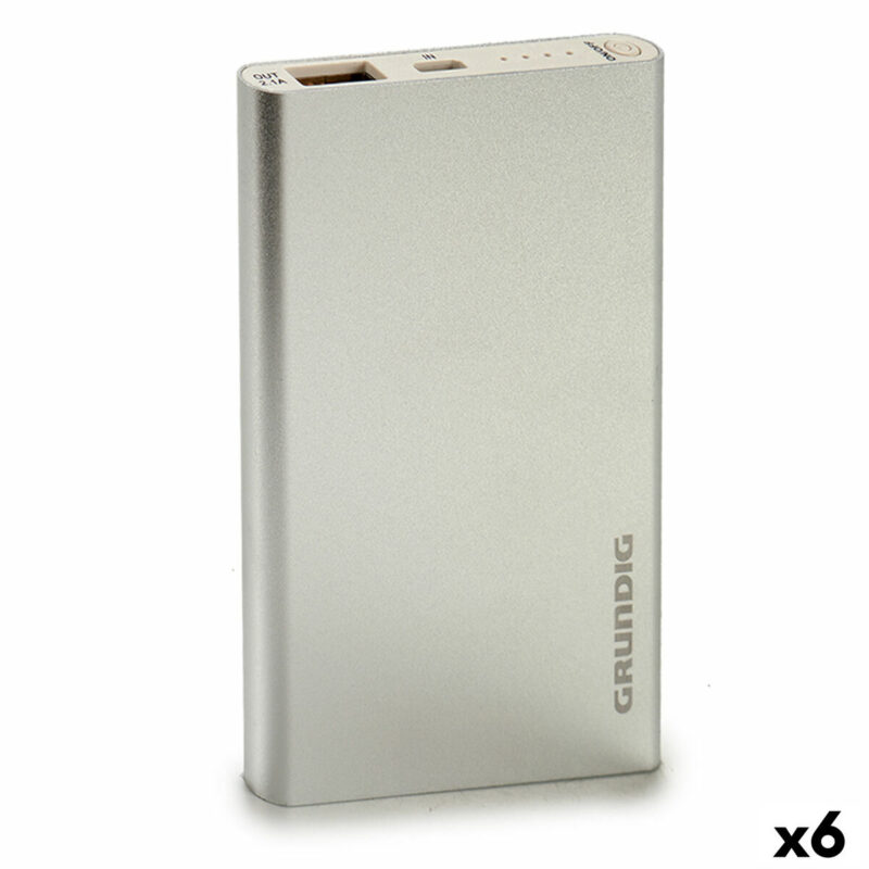 Powerbank Grundig 4000 mAh Сребрист (6 броя) Намаления и отстъпки ЧеренПетък 3