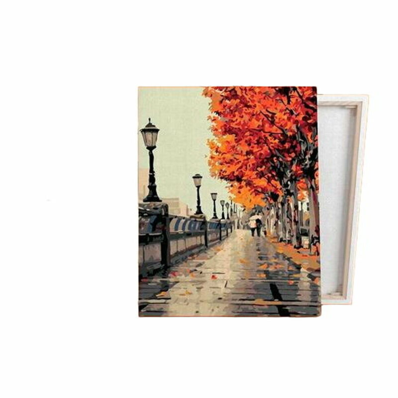 Painting by Numbers Set Alex Bog Parisian Autumn 40 x 50 cm Намаления и отстъпки ЧеренПетък