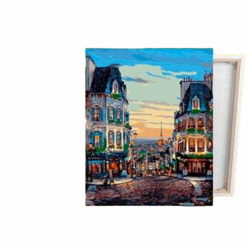 Painting by Numbers Set Alex Bog Quartier Montmatre Paris 40 x 50 cm