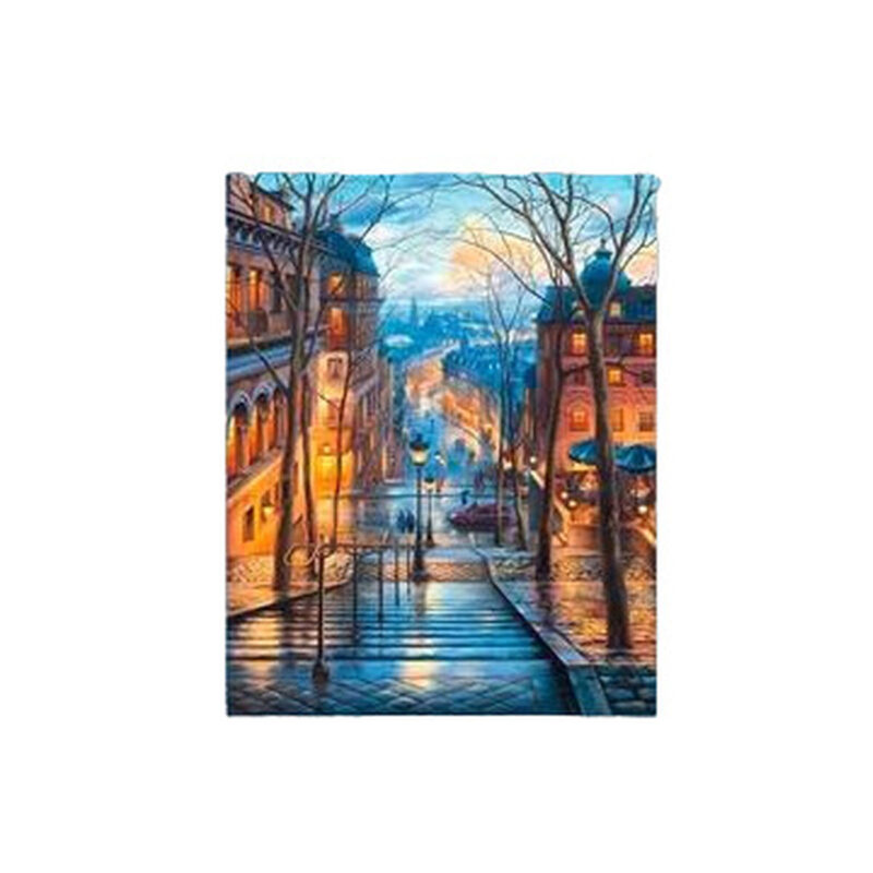 Painting by Numbers Set Alex Bog Stairs Down of Montmatre Paris 40 x 50 cm Намаления и отстъпки ЧеренПетък