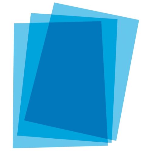 Binding Covers Displast Син A4 полипропилен (100 броя)