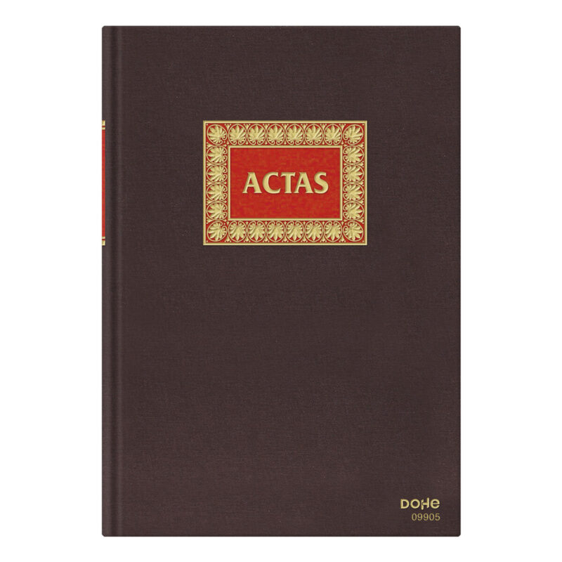 Minute Book DOHE 09905 Бургундия A4 100 Листи Намаления и отстъпки ЧеренПетък