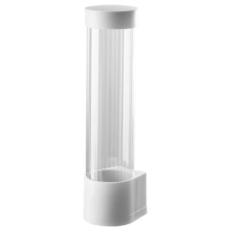 Cup Dispenser Бял Ø 6-9 cm Прозрачен Пластмаса Намаления и отстъпки ЧеренПетък