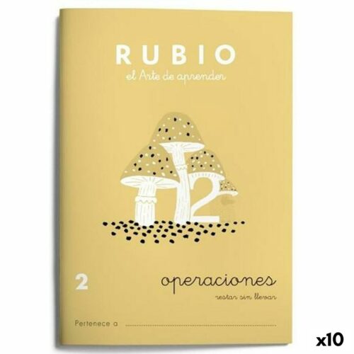 Mathematics notebook Rubio Nº2 испански 20 Листи 10 броя Намаления и отстъпки ЧеренПетък