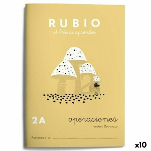 Mathematics notebook Rubio Nº2A испански 20 Листи 10 броя Намаления и отстъпки ЧеренПетък