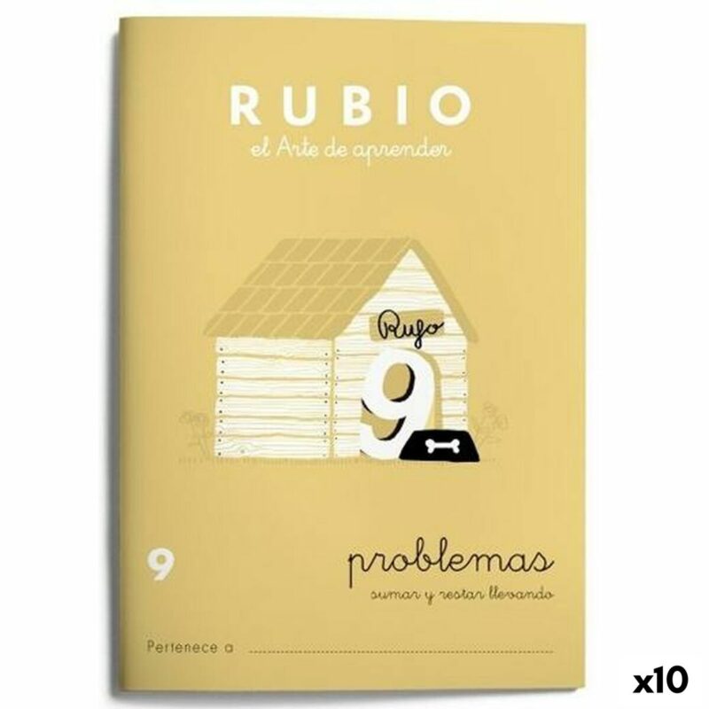 Mathematics notebook Rubio Nº9 испански 20 Листи 10 броя Намаления и отстъпки ЧеренПетък
