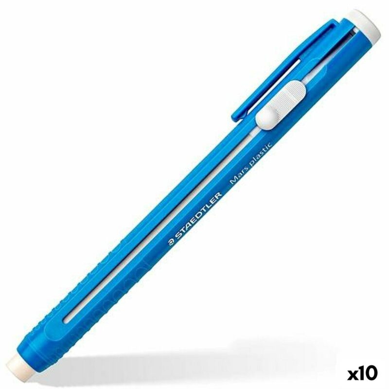 Eraser holder Staedtler Mars Plastic Пластмаса Син (10 броя) Намаления и отстъпки ЧеренПетък
