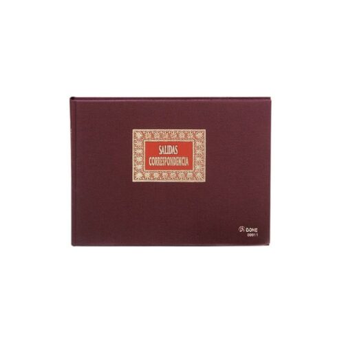 Record Book of Correspondence DOHE 09911 A4 Бургундия 100 Листи