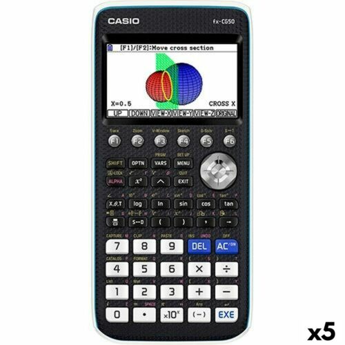 Graphing calculator Casio FX-CG50 18,6 x 8,9 x 18,85 cm Черен (5 броя) Намаления и отстъпки ЧеренПетък