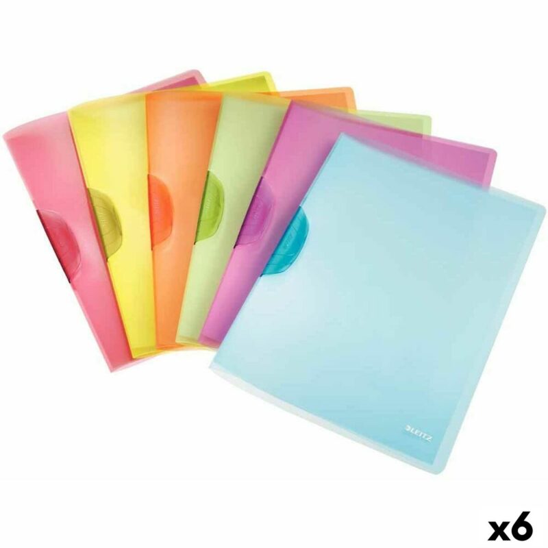 Dossier Leitz ColorClip Rainbow Многоцветен A4 (6 броя) Намаления и отстъпки ЧеренПетък