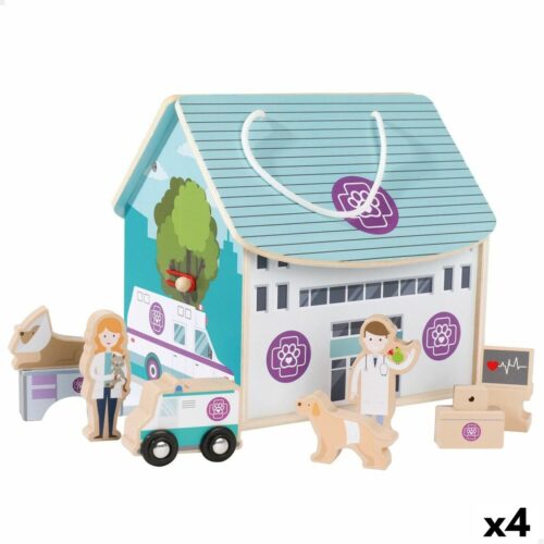 Playset Woomax Ветеринар 19 x 18 x 19 cm 9 Части 4 броя Намаления и отстъпки ЧеренПетък