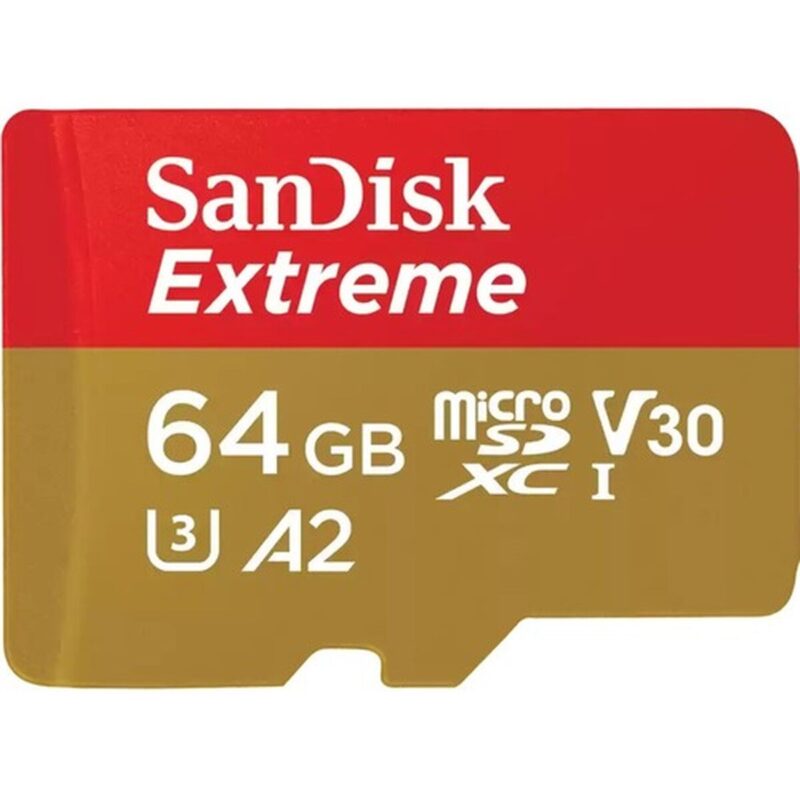 Mикро SD карта памет с адаптер SanDisk Extreme 64 GB Намаления и отстъпки ЧеренПетък 3