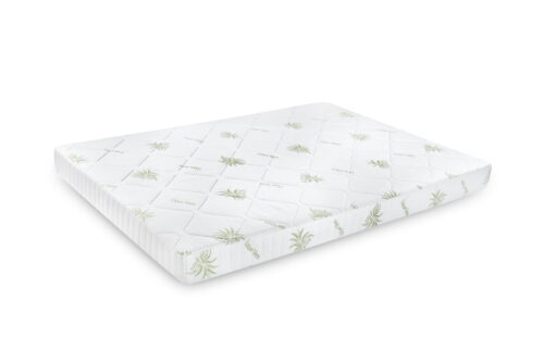 Анатомичен матрак Somnart FermiMax Aloe Vera 90x200x15 HD полиуретанова пяна, перящ се и сваляем калъф с цип, висока твърдост Намаления и отстъпки ЧеренПетък