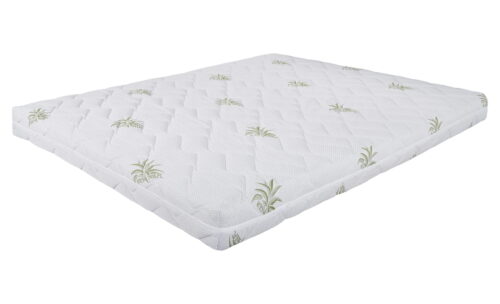 Ортопедичен матрак Somnexpert 90x200x17см полиуретанова пяна, сваляща се и переща се калъфка от памук Алое Вера, навита, средна твърдост Намаления и отстъпки ЧеренПетък