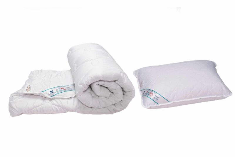 Комплект юрган 150х200 см, 200 гр. и възглавница 50х70 см. HypoallergenicMed Somnart, капитониран микрофибър Намаления и отстъпки ЧеренПетък