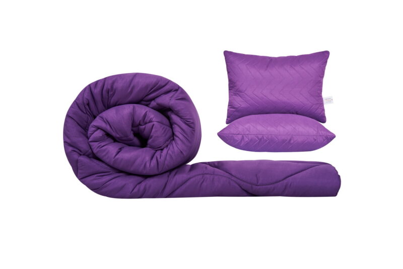Комплект SomnART Coral гама, завивка 200×220 см и 2 възглавници 50×70 см, Purple Magic Намаления и отстъпки ЧеренПетък