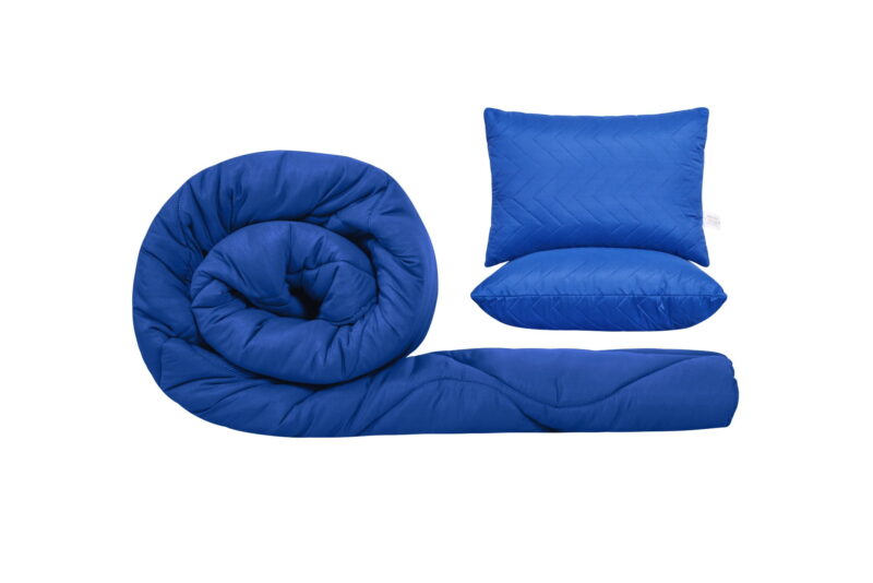 Комплект SomnART Coral гама, завивка 200×220 см и 2 възглавници 50×70 см Ултрамарин Намаления и отстъпки ЧеренПетък