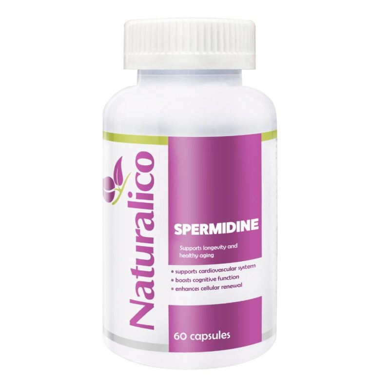 Naturalico Spermidine 60капс – за дълголетие и здраво сърце Намаления и отстъпки ЧеренПетък 3