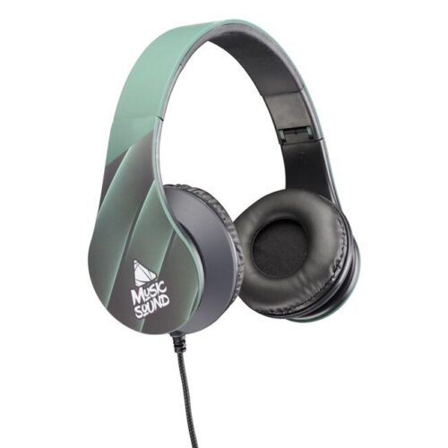Стерео слушалки music sound 2021 neon