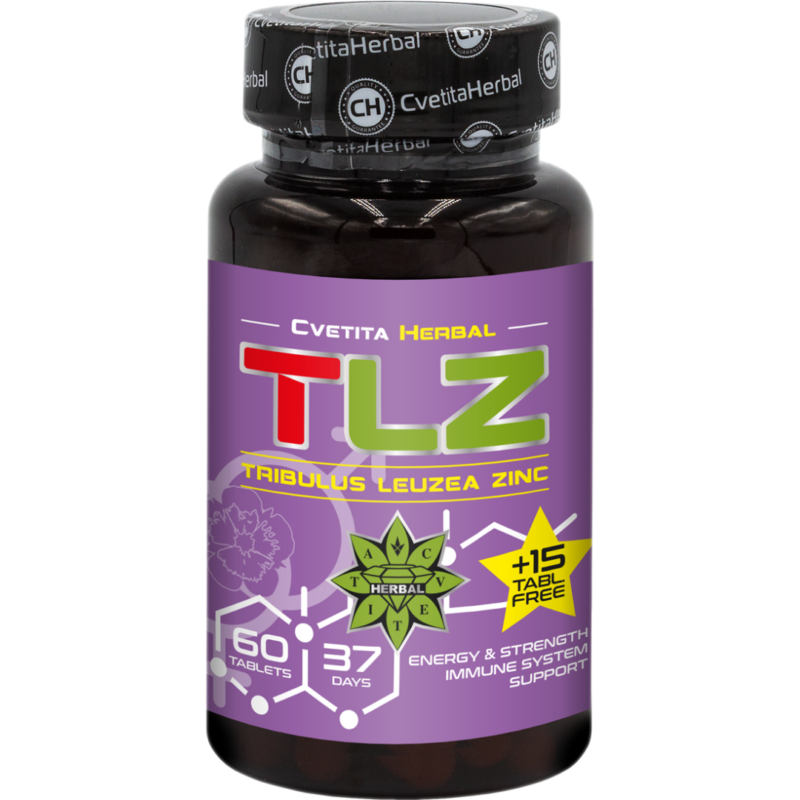 TLZ – Трибулус, Левзея и Цинк 363 mg – 60+15 таблетки Намаления и отстъпки ЧеренПетък