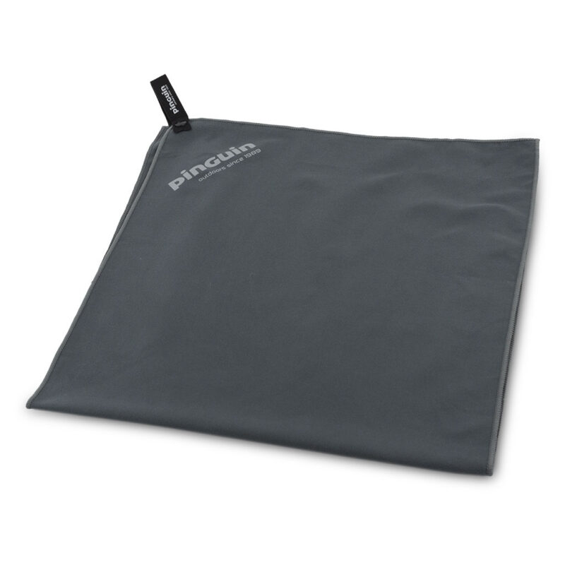 Туристическа кърпа PINGUIN Micro Towel Logo L, Сив Намаления и отстъпки ЧеренПетък 3