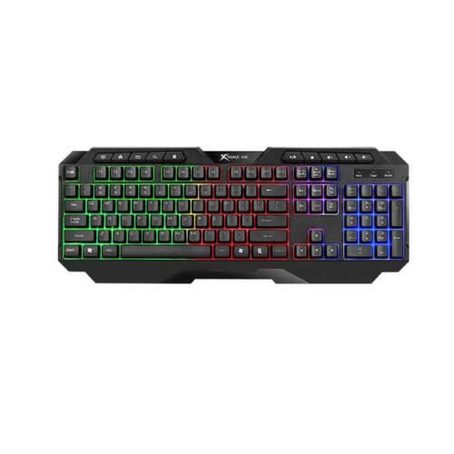 Xtrike me геймърска клавиатура gaming keyboard kb-306 – rainbow backlight Намаления и отстъпки ЧеренПетък