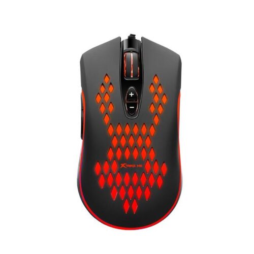 Xtrike me геймърска мишка gaming mouse gm-222 – 6400dpi, backlight 7 colors Намаления и отстъпки ЧеренПетък