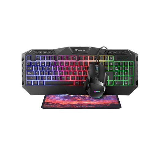 Xtrike me геймърски комплект gaming combo 3-in-1 keyboard, mouse, pad, backlight – mk-900 Намаления и отстъпки ЧеренПетък