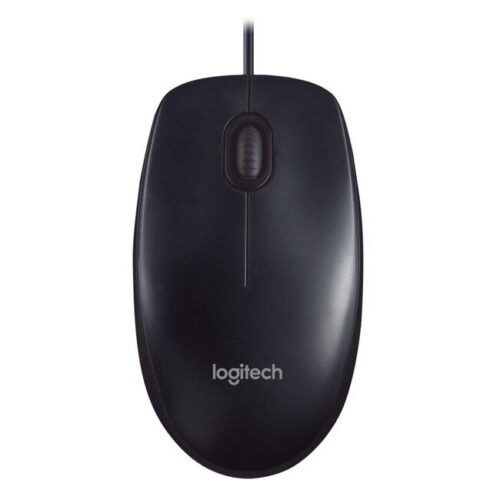 Жична оптична мишка logitech m90, usb, Черен Намаления и отстъпки ЧеренПетък